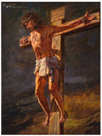 Golgotha, Jezus gekruisigd: Golgotha, Jezus gekruisigd 50x65